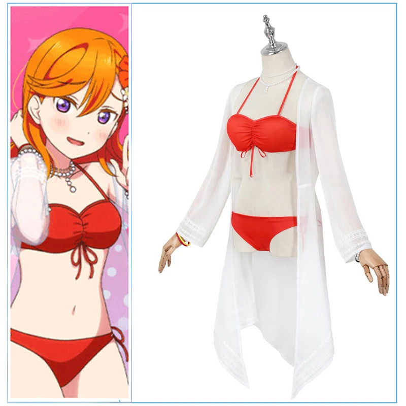 

Lovelive Liella Shibuya Kanon Cosplay Summer ocean series Sexy Beach Swimwear School Idol All member Women Swimsuit A