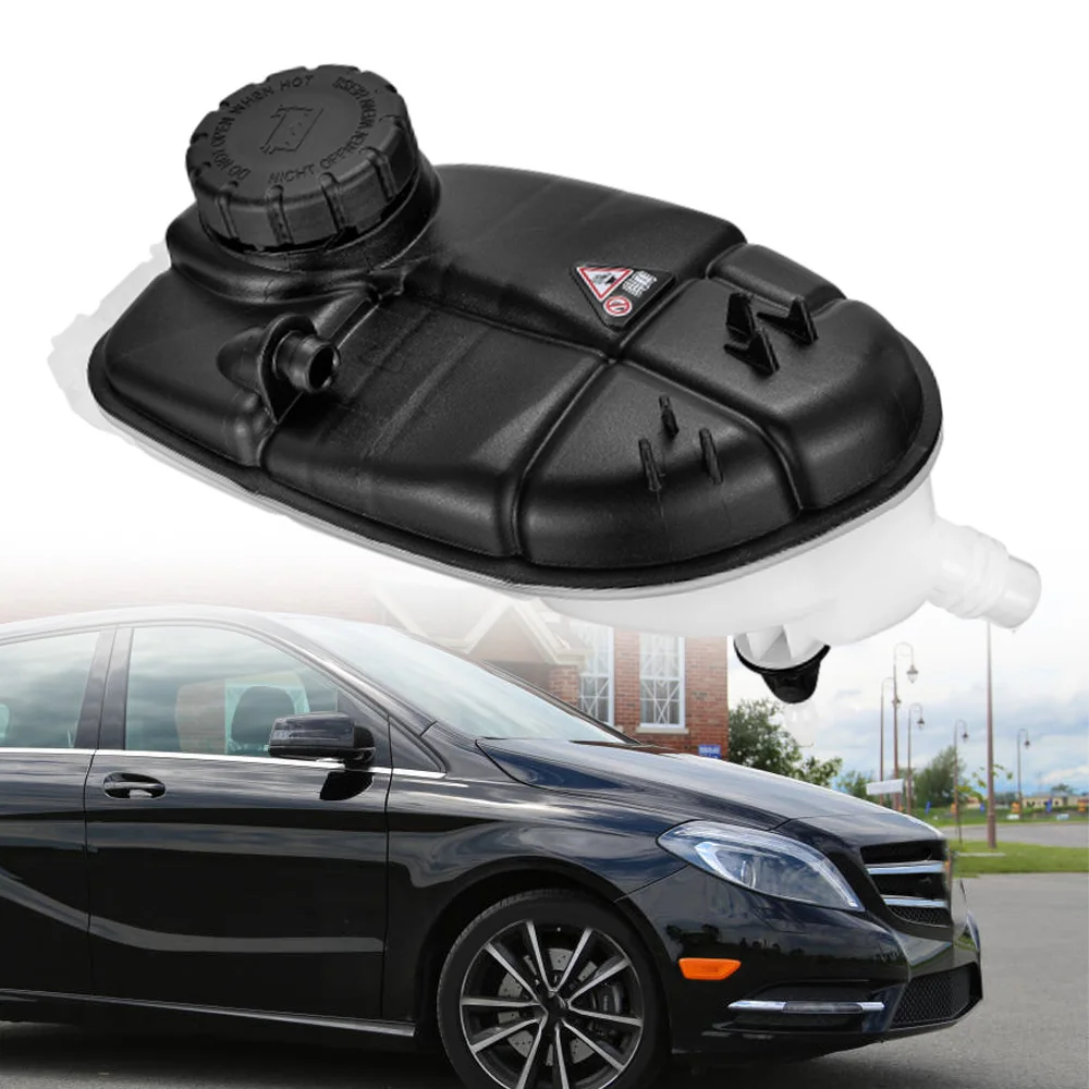 

Engine Coolant Radiator Reservoir Tank With Cap For Mercedes-Benz B250 CLA250 CLA45 AMG 2.0L 2013–2018 2465000049 0005018215