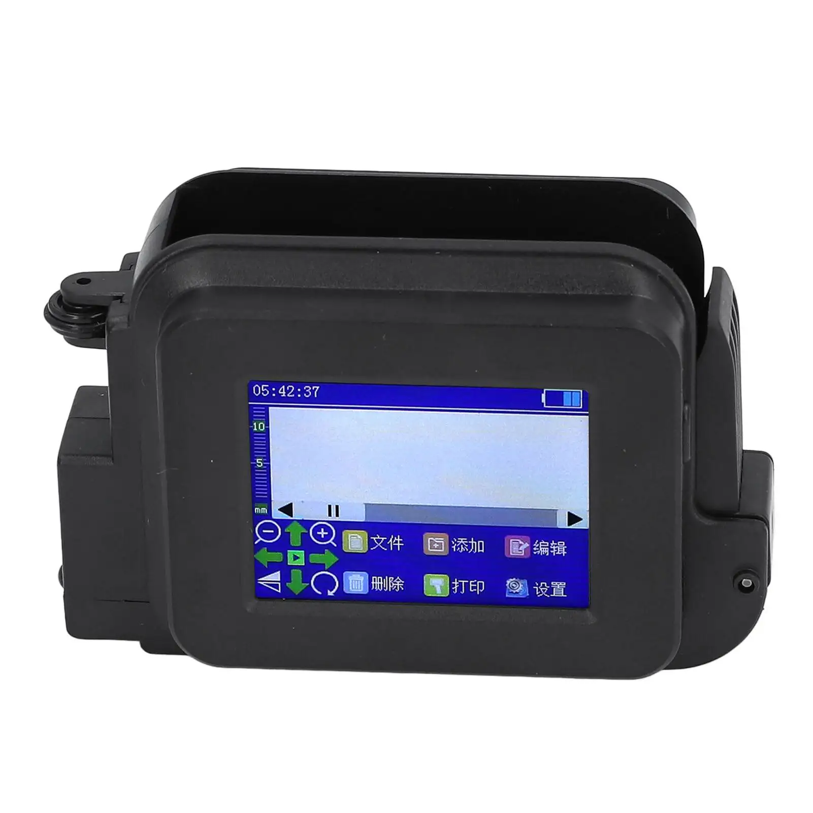 مسدس طابعة نافثة للحبر محمول شاشة LED صغيرة تعمل باللمس لتاريخ إنتاج الملصقات رمز الاستجابة السريعة متعدد اللغات