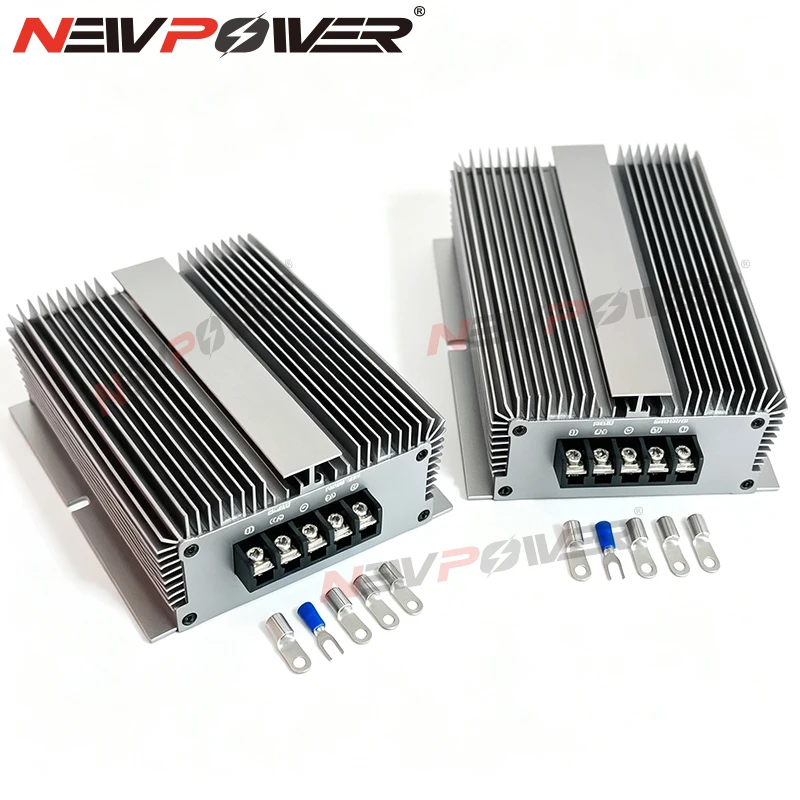 DC Charger 12V24V To 43.8V With ACC Isolation Charging 12V24V To 56V 10A Car Intelligent Charger 12V To 14.5V 14.6V RV Charger