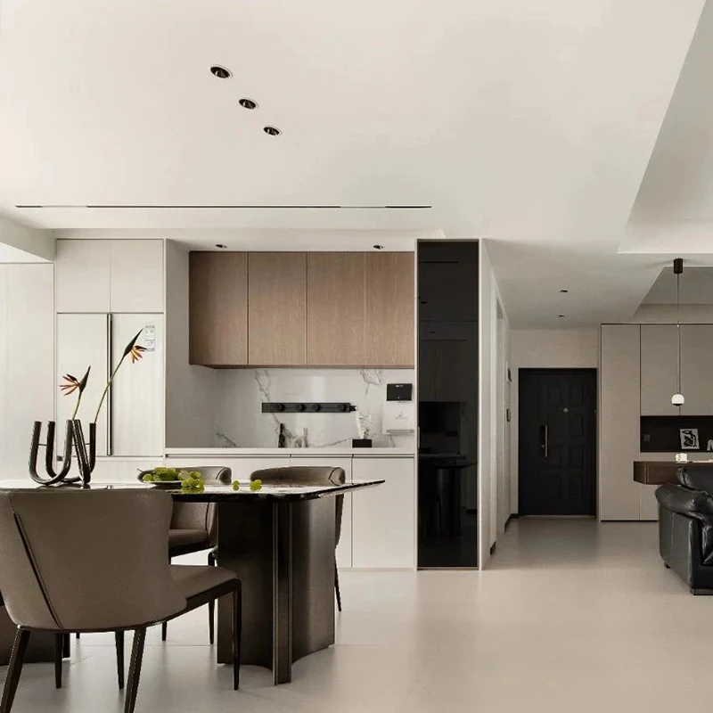 

High Quality Fully Customized Wooden Furniture Sets for Apartments Villas Residential Houses Modern Design for Kitchen Hotel