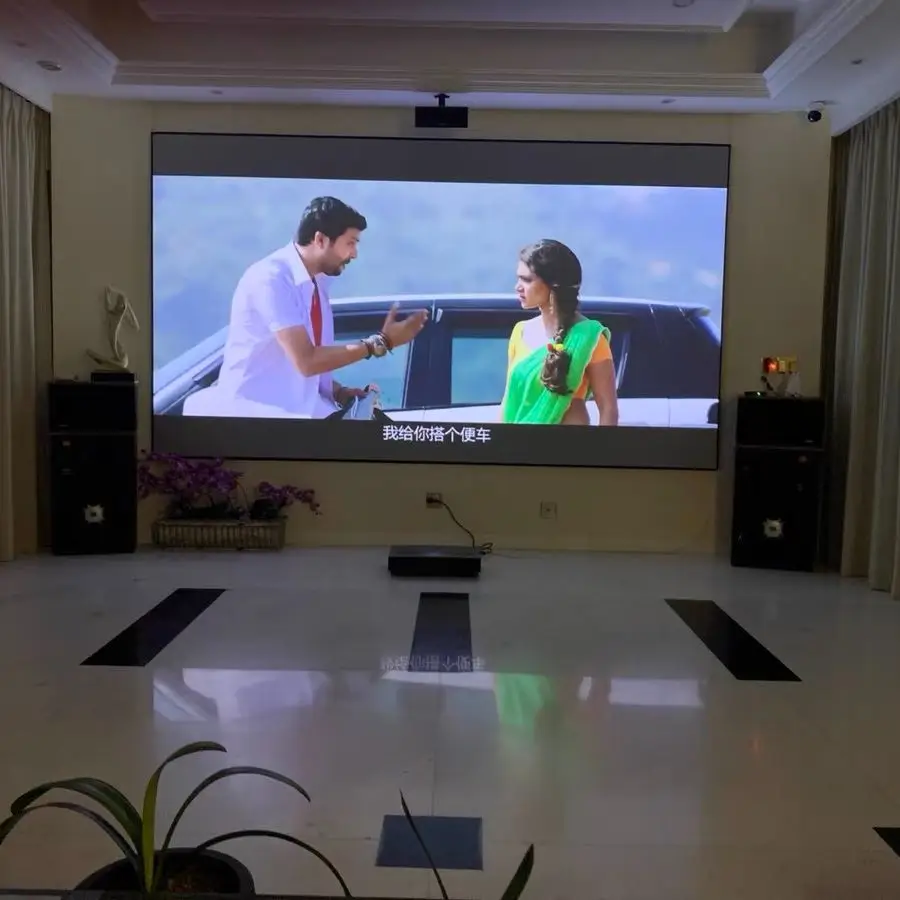 100 Inch Cinema White Projection Screen Popular Classic White Frameless Projector Screens Suitable For All Kinds of Projectors