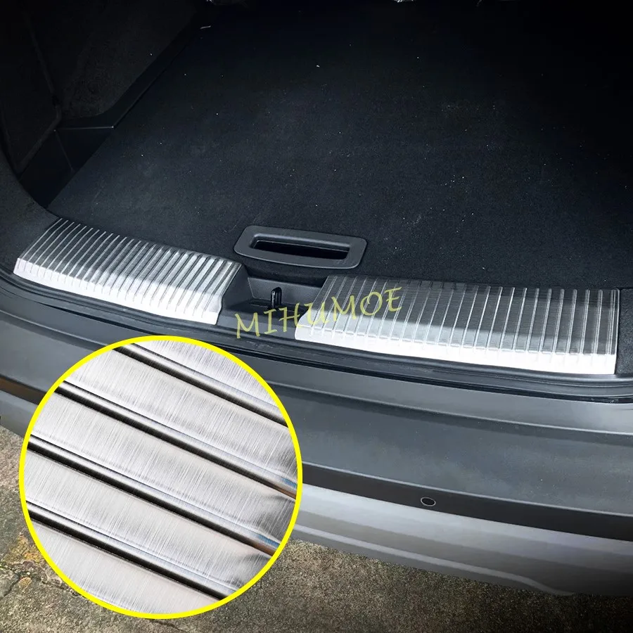 

For 2021-2025 Nissan Rogue / 2023-2025 Nissan X-Trail Car Rear Bumper Trunk Sill Protector Cover Trims Stainless Steel
