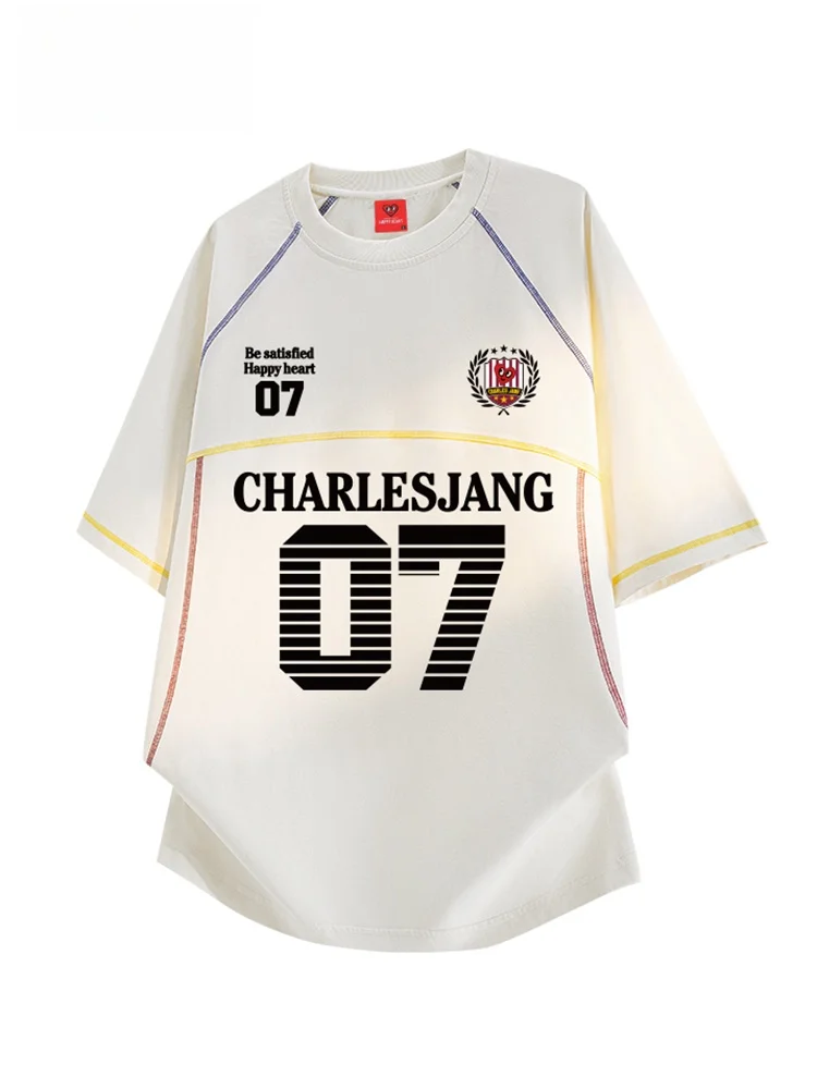 

Новая мужская спортивная футболка Charles Heart Summer с круглым вырезом, быстросохнущая, влагоотводящая, дышащая, из льна и полиэфирного волокна