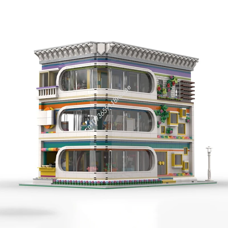 

2816pcs MOC hip Tower 2023 Modular Buildings Building Blocks Christmas Gift Inspires Unlimited Creativity Best Birthday Gift