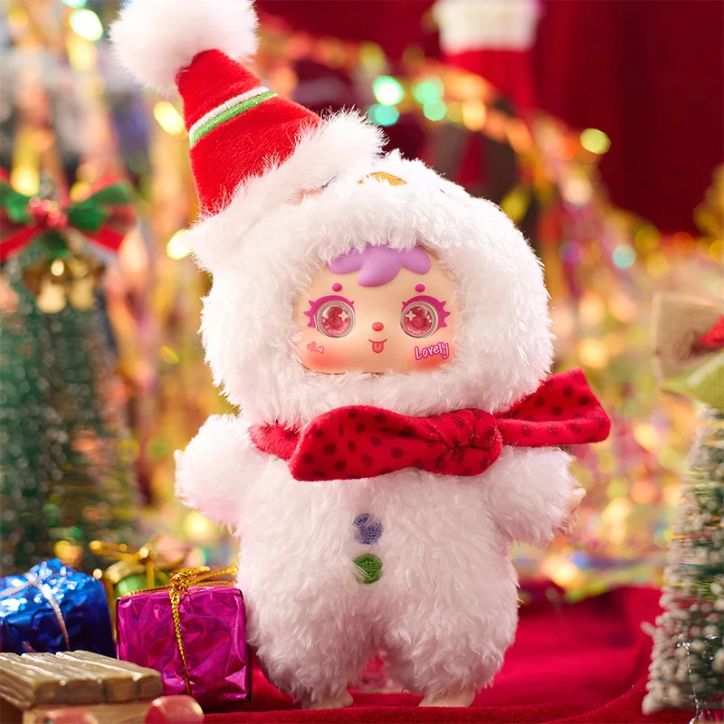 Neue Samuel Weihnachten Goodnight Song Puppe Serie Blind Box Plüsch Nette Trendy Spielzeug Mystery Box Anhänger Handgemachte Weihnachten Spielzeug Geschenk