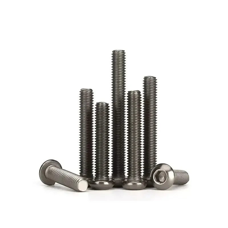 Biocompatible Titanium Bolt for Weight Reduction Solutions Hex Socket Pan Head Pure Titanium M2 M2.5 M3 M4 M5 M6