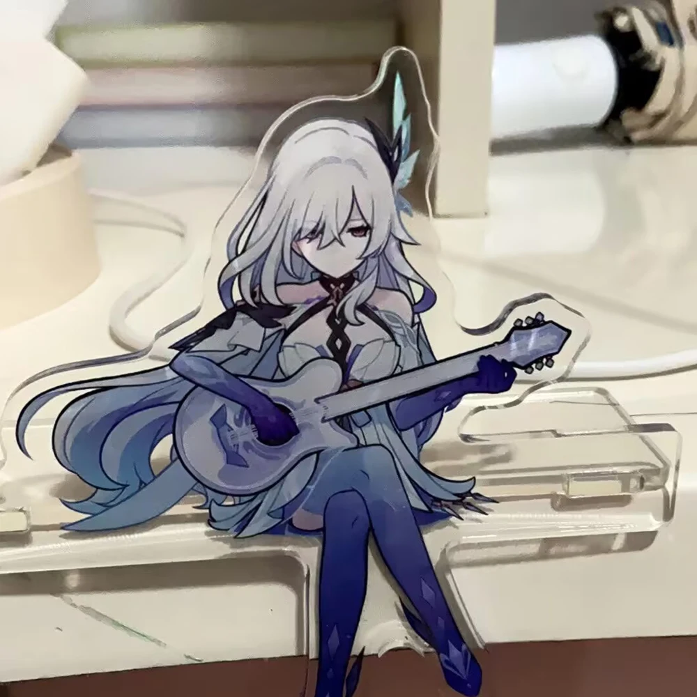 Figur Akrilik Genshin Impact Skirk untuk Cosplay, Dekorasi Meja, Koleksi Unisex, dan Properti