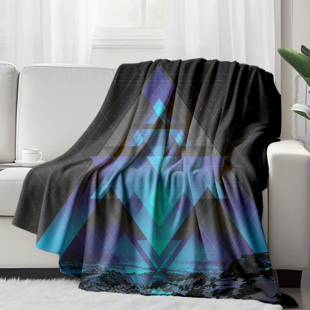 

Winter Flannel Blanket Neither Real Nor Imaginary quilt bedsheet Fashionable and simple Wrinkle-resistant non fading resistant