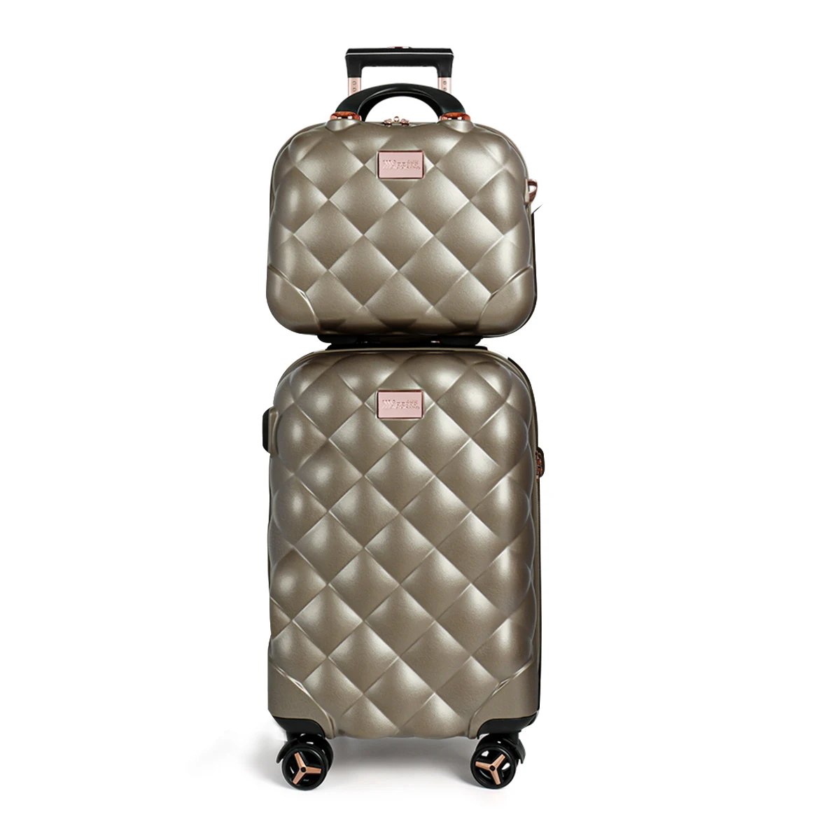 Expandable Luggage with Spinners Luggage Set 2 Pieces Carry On Luggage Carry On Luggage With Wheels TSA Lock 14in 20in
