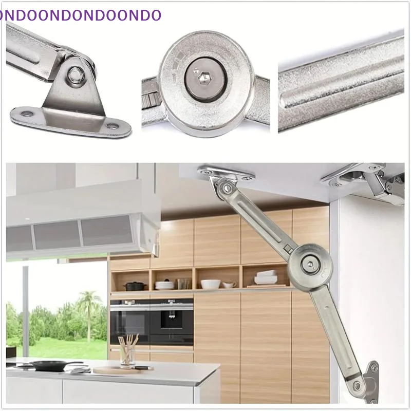 Lid Support Hinge In Satin Nickel Folding Lid Stay Hinge With Soft Close,Perfect view 3