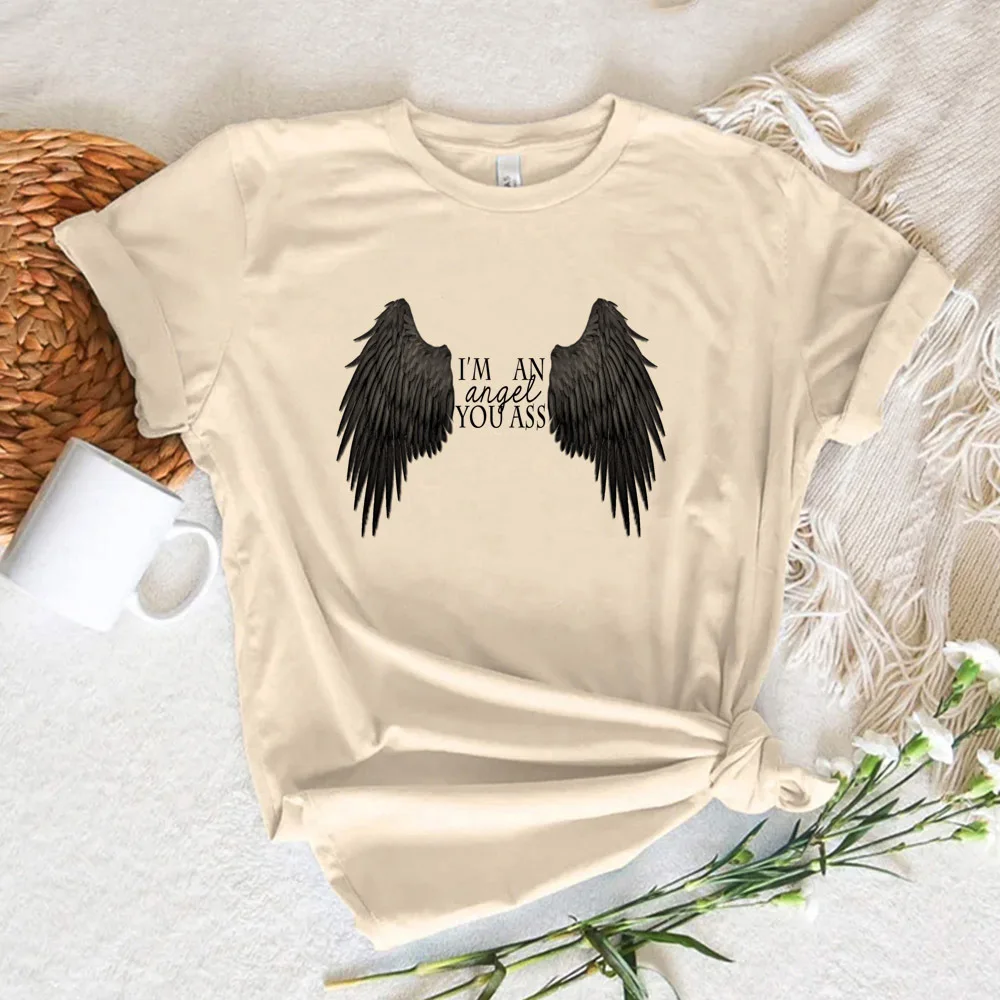 Sobrenatural topo t feminino 80s y2k gótico coreano roupas femininas respirável camiseta clássico 80s respirável retro 2000s anime