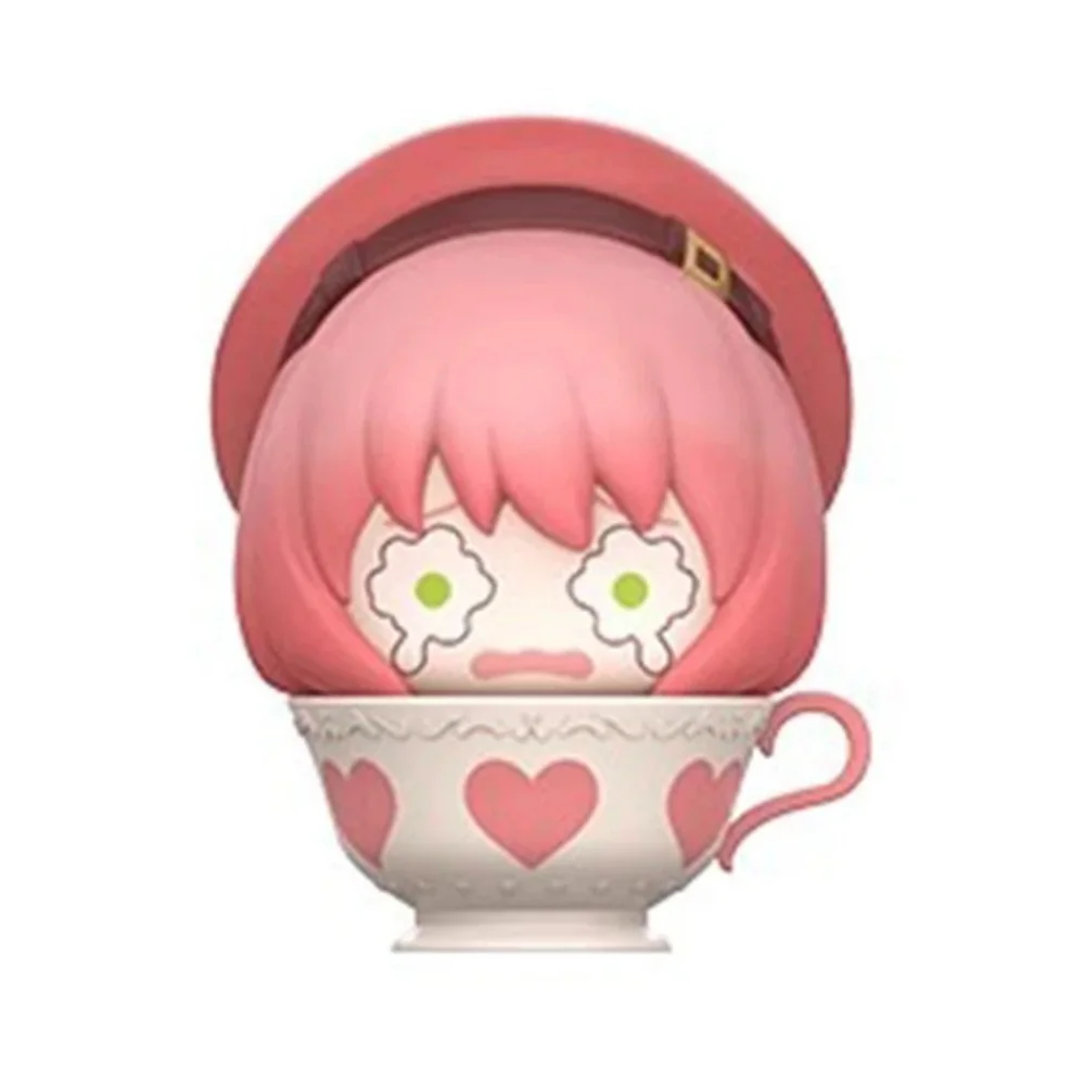 กล่องสุ่ม Spy X Family ช่วงพักดื่มชา มินิบลายด์บ็อกซ์ ตัวละคร Anya Yor Loid Forger ฟิกเกอร์แอคชั่น ของสะสม ของขวัญวันเกิดสำหรับเด็ก