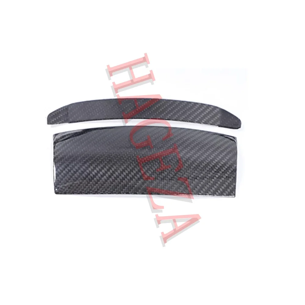 غطاء الكسوة لمنفذ تنفيس الهواء الخلفي للسيارات من ألياف الكربون الحقيقية لسيارات BMW 7 Series G70 2023-2024 ملحقات تجديد السيارة