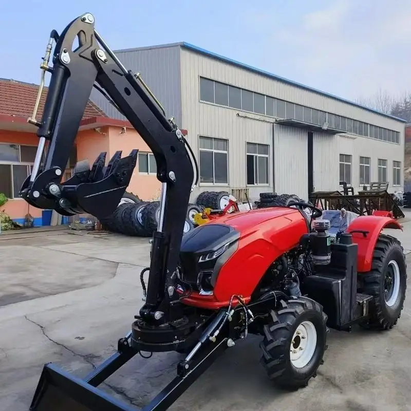Conquérir toute Terrain Factory 4Wd 4X4 50Hp 60Hp 70Hp 80Hp 90Hp 100Hp Mini tracteur agricole agricole à vendre