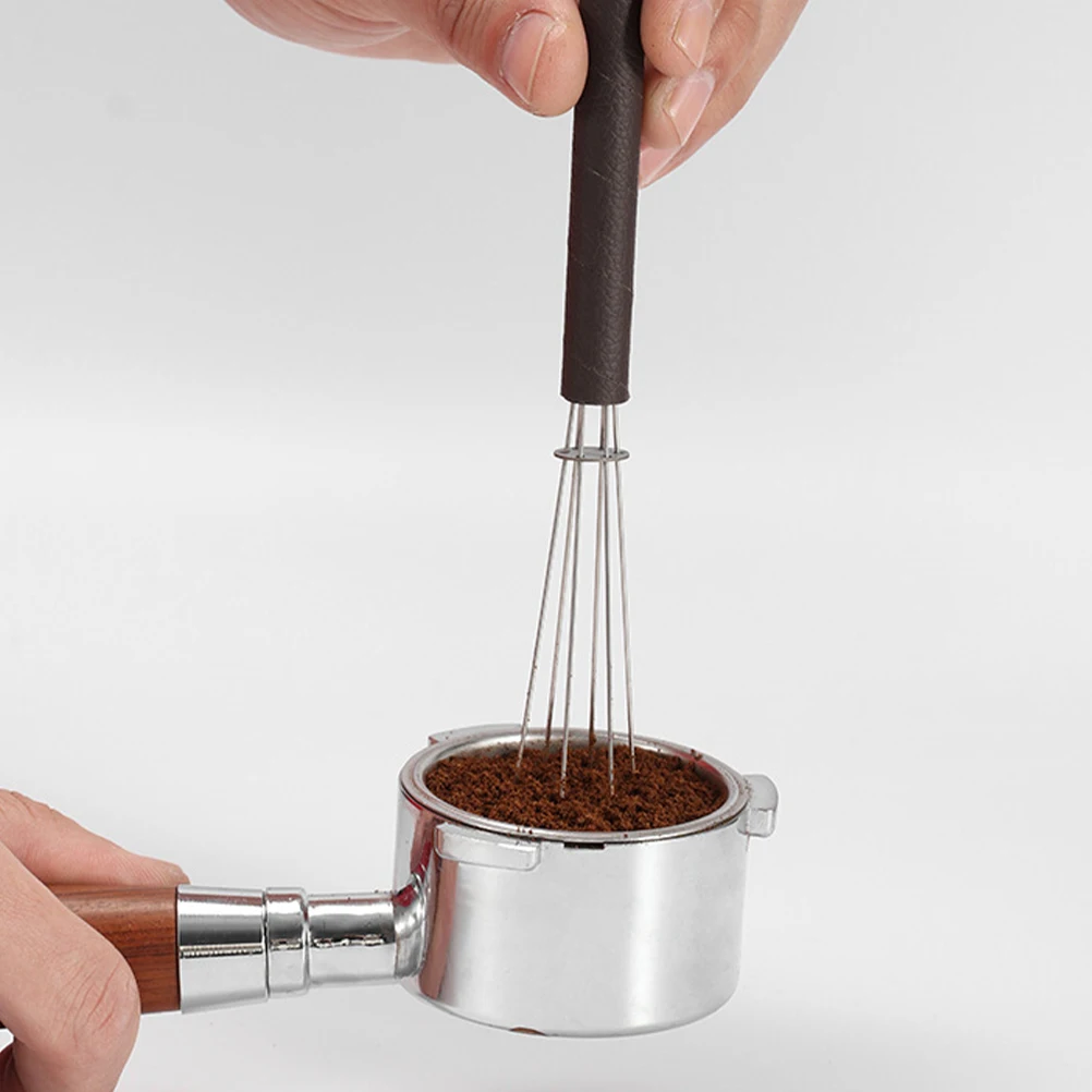 

Espresso Distributor Stainless Steel Coffee Powder Stirrer Nonstick Easy Clean Tool Espresso Stirrer Coffee Distributor