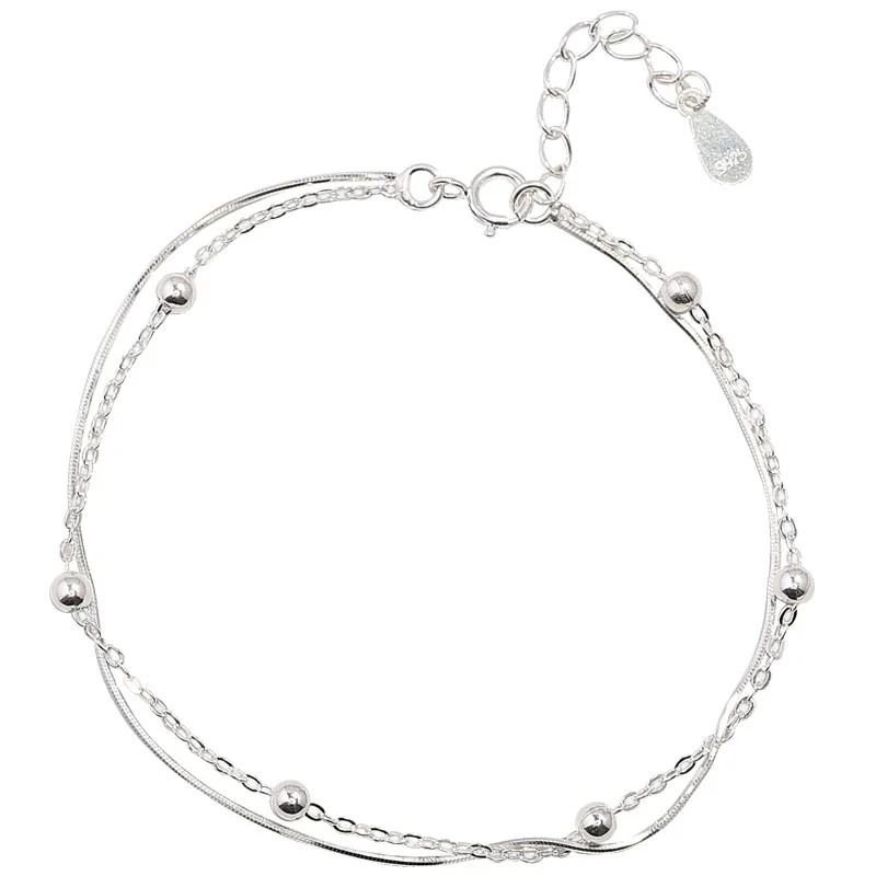 Bracelets porte-bonheur en argent Sterling 925 pour femme