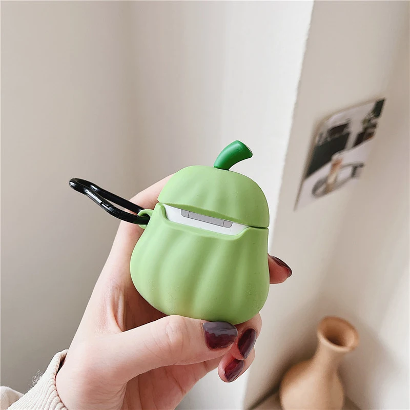 Чехол для Apple Airpods 4 3 2 1 Gen Защитный чехол для AirPods Pro 2-го 1-го поколения Chayote Choko Vegetable Pear
