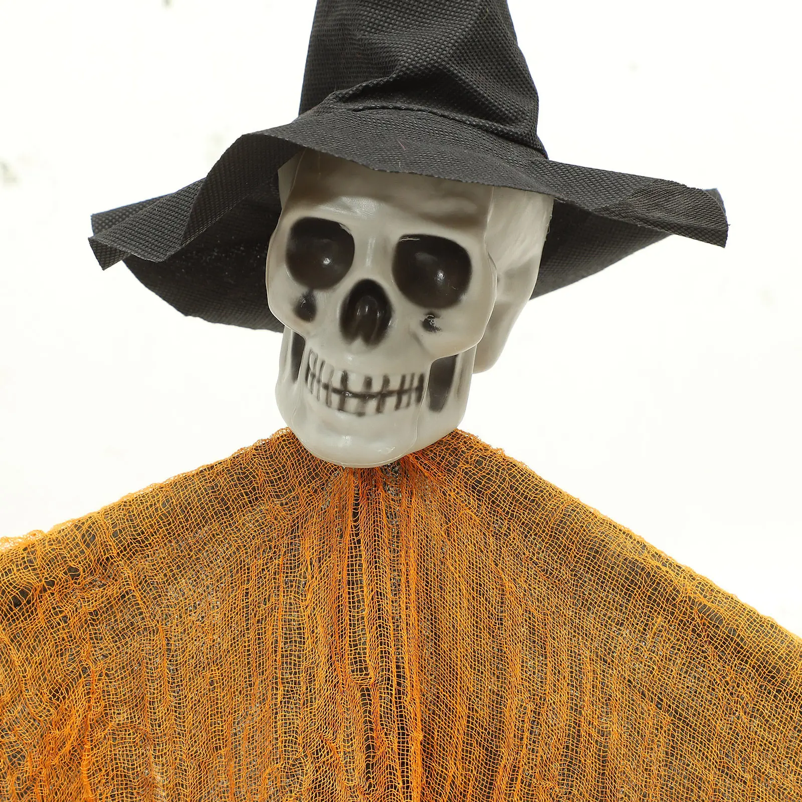 3Pcs Hanging Skull Ghost Decor Halloween Party Hanging Prop Creepy Atmosphere Creator for Carnival Club Yard Decor