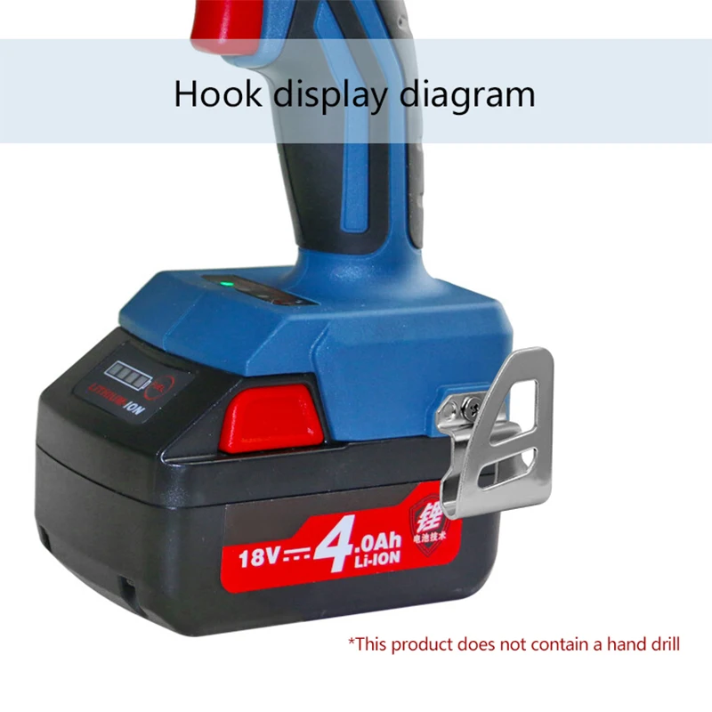 電動ドライバーツール、金属フック、バックル、ハンドドリル、インパクトレンチ、ベルト、ネジ、1個