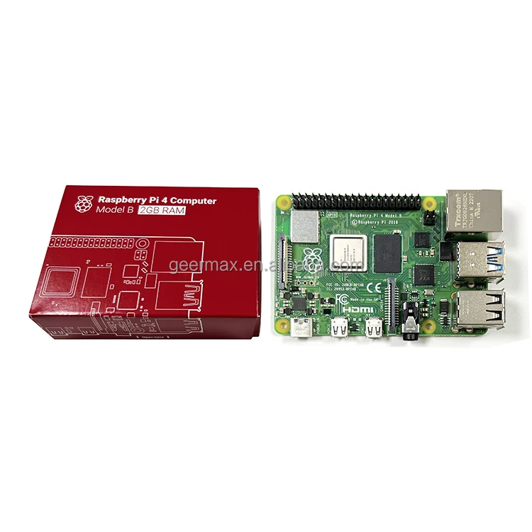 Raspberry Pi  2GB Original New Development Board mini Computer Dual-band WIFI Starter Kit Made in UK Raspberry Pi 4 Model B 2G