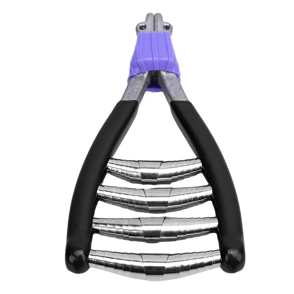 Zinc Alloy Steel Starting Clamp 4 Spring Black Finish Stringing Starting Clamp Pressure-Reducing Pads Fixed Jaw Design