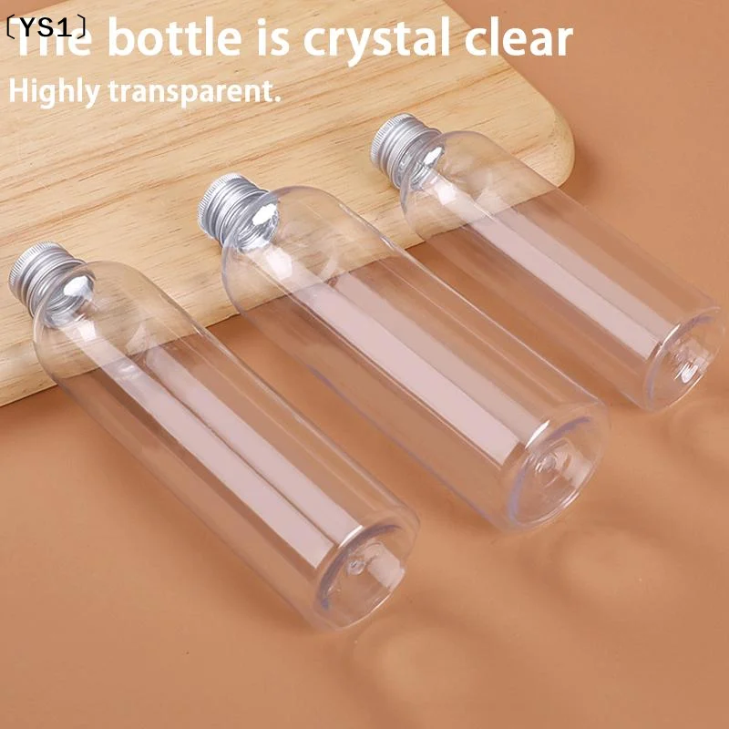 〔YS1〕5ml-500ml Plastic Bottle Aluminum Cap Transparent Empty Bottle Lotion Sample Cosmetic Dispensing Bottles For Travel