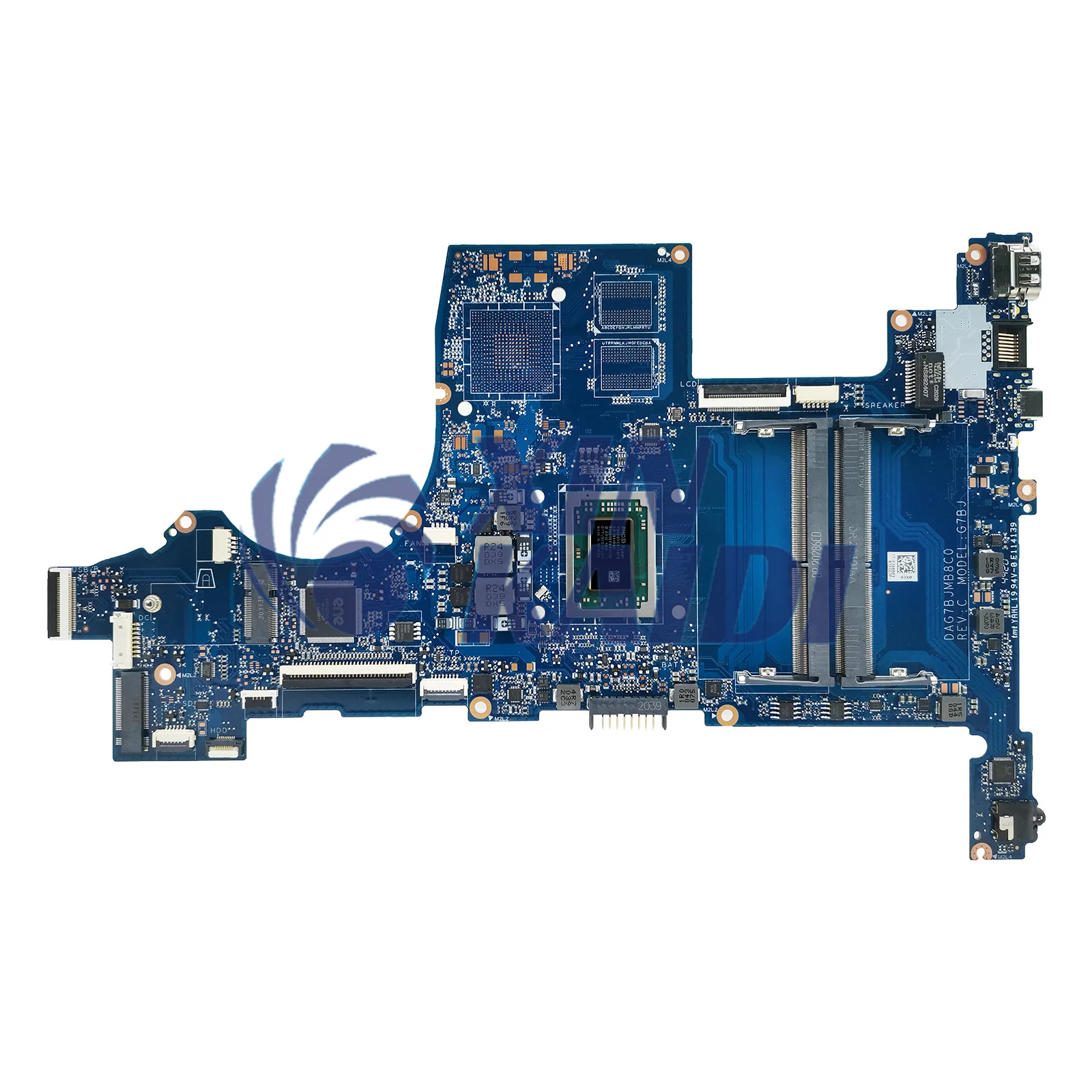 Ordinateur portable Carte mère Pour HP Pavillion 15-CW TPN-Q210 L22761-001 L22761-601 DAG7BJMB8C0 Ordinateur Portable Carte Mère CPU R3 R5 R7 2th 3th AMD