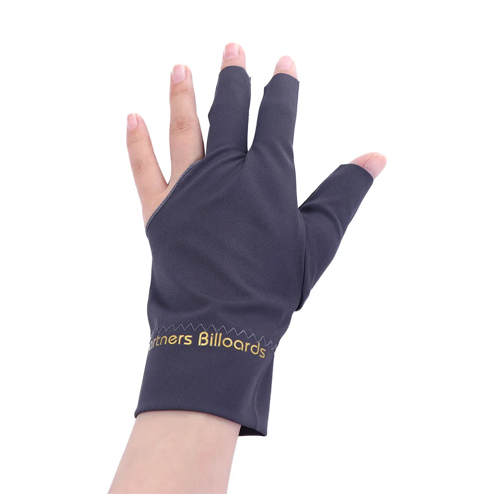 

Game Left Hand Billiards Accessories Non Slip Billiards Gloves Billiard Cue Gloves Separate-finger Glove three-fingered Glove