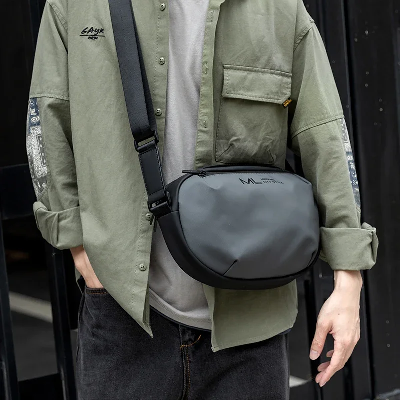 حقيبة كروس للرجال مقاومة للماء أكسفورد سعة تخزين كبيرة متعددة الوظائف مضادة للسرقة كتف رسول حقيبة صدر للرجال #6