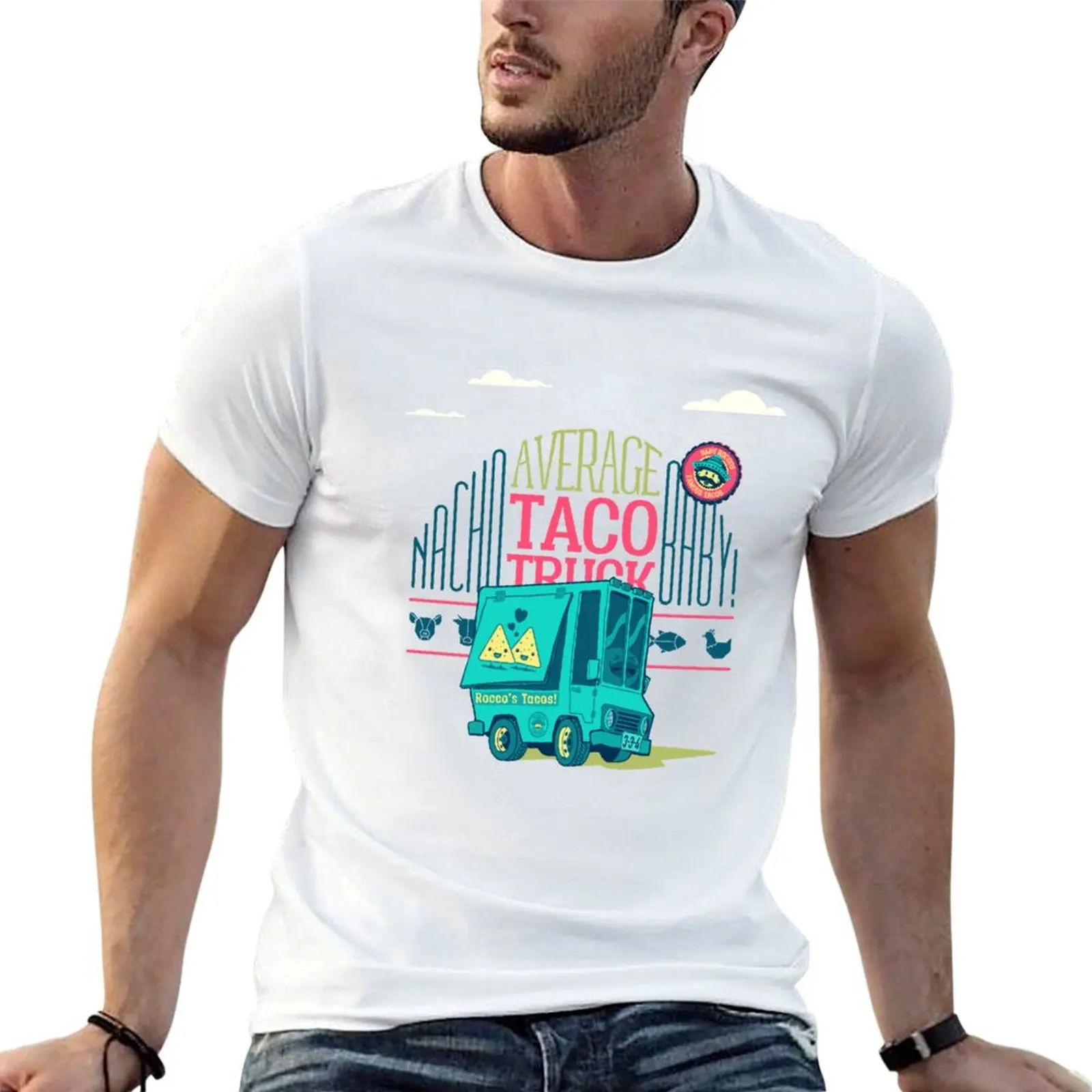 Rocco's Tacos T-Shirt korean fashion luxury designer funny t shirts men