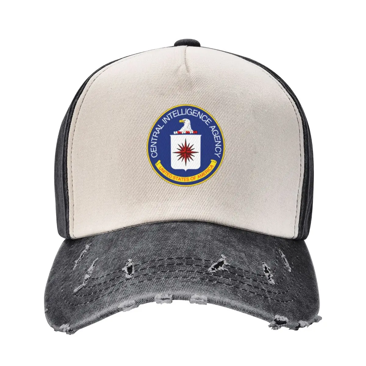 

CIA Central Intelligence Agency Logo Baseball Cap Golf Wear Sun Cap Sports Cap Sunhat Boy Child Women's