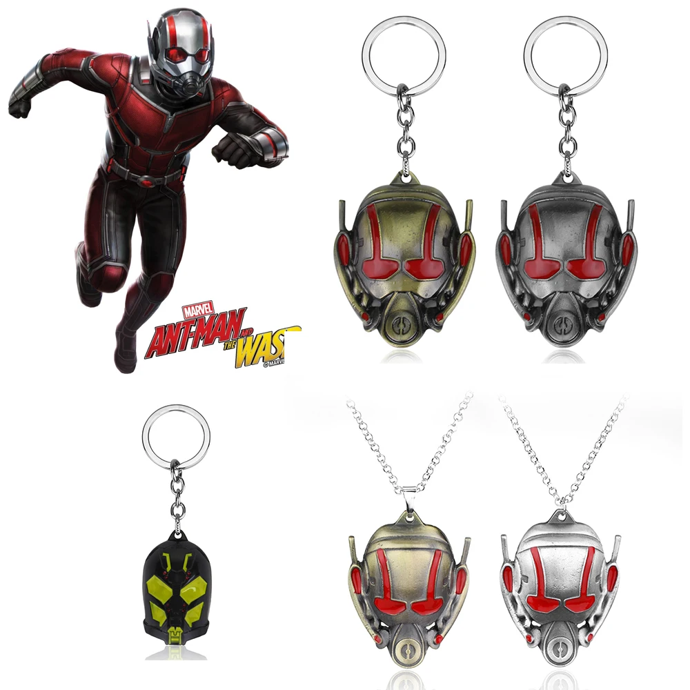 Marvel Avengers Ant-Man brelok antyman metalowy brelok do kluczy breloczek do kluczy dla mężczyzn kobiet wisiorek moda biżuteria prezenty