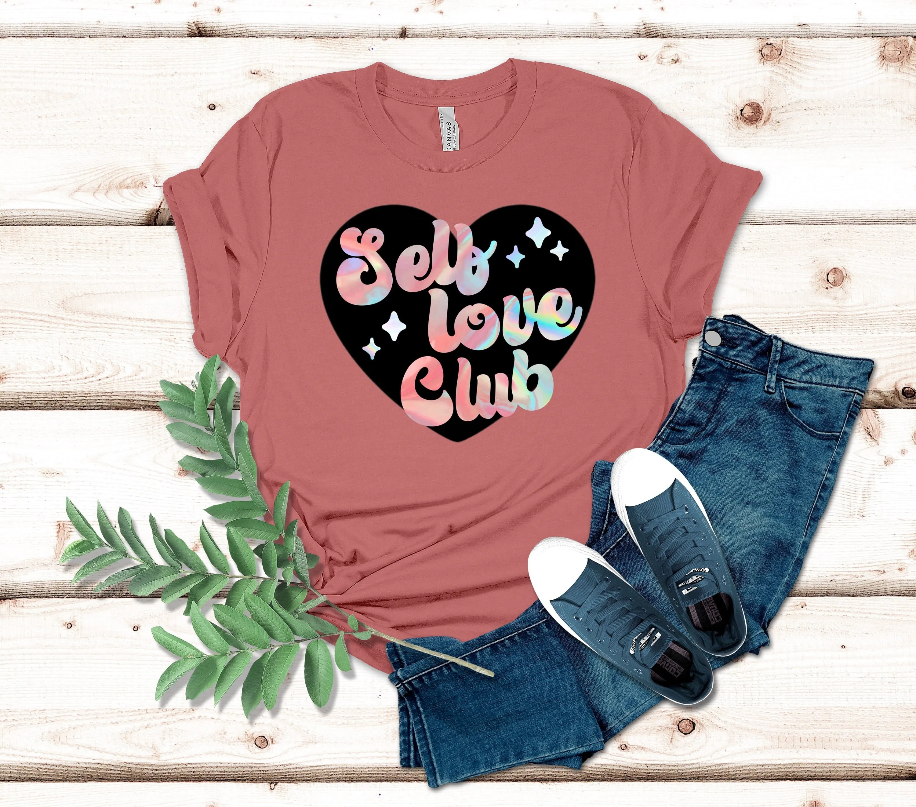 نادي الحب الذاتي تي شيرت اليقظة النفسية ممرضة #1