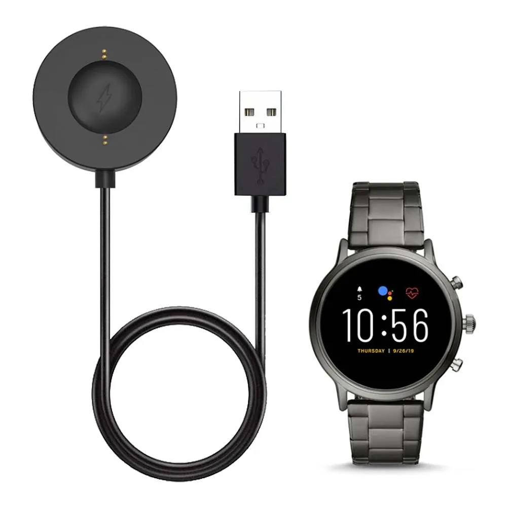 كابل شحن USB بطول 1 متر لشاحن Fossil Gen 6/Fossil Gen 5/Fossil Gen SE/Fossil Gen 4/Fossil Sport #5