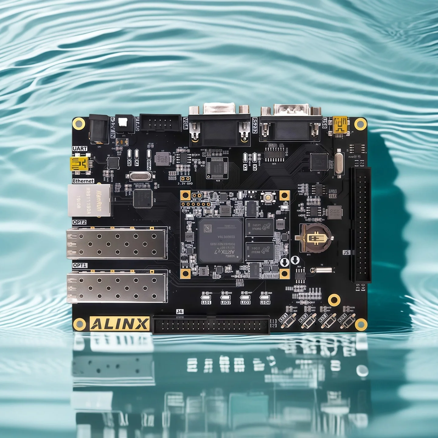 

2026 ALINX AX7102: Отладочная плата XILINX Artix-7 XC7A100T A7 SoMs с SFP, Gigabit Ethernet и VGA