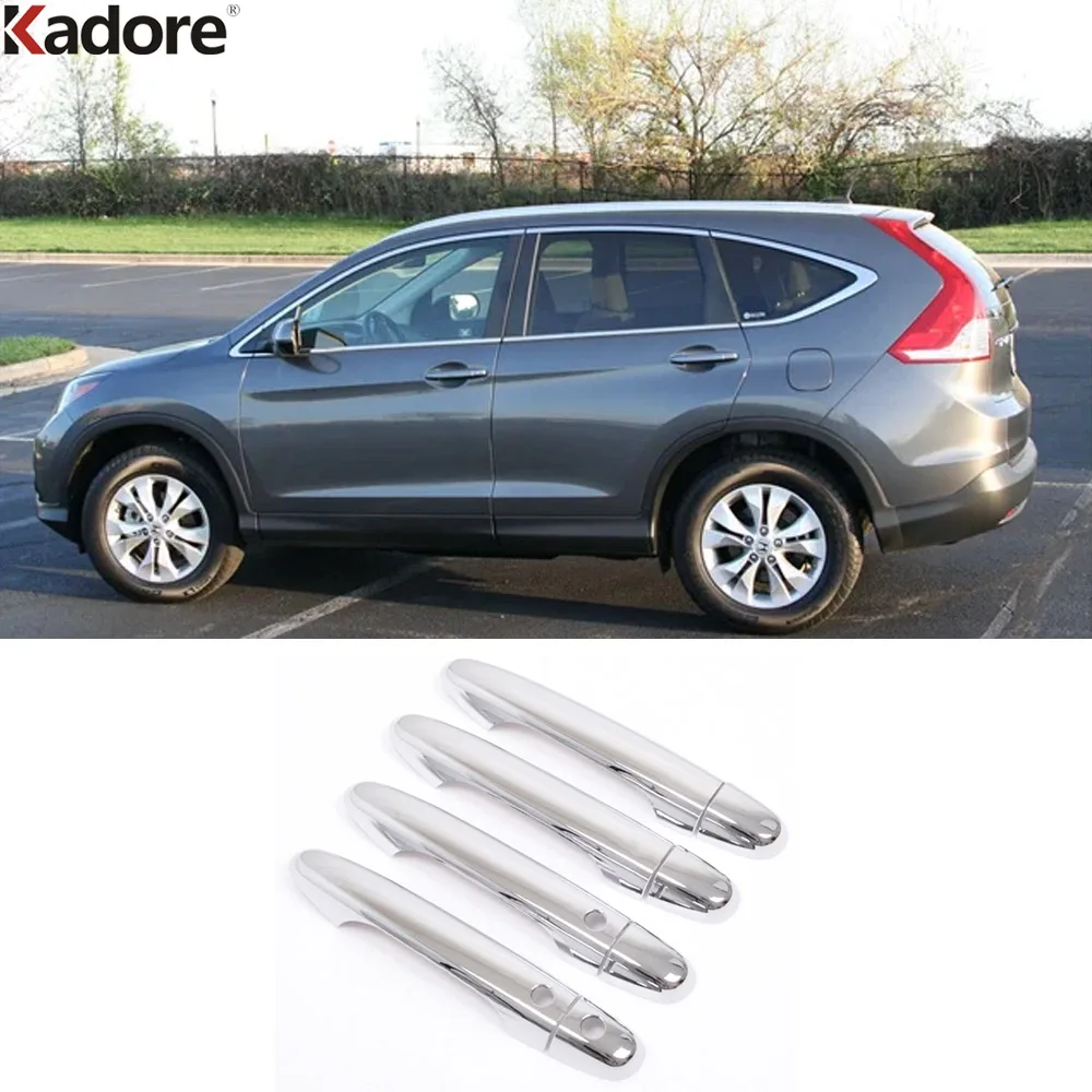 Für Honda CRV CR-V 2012 2013 2014 Chrom-Türgriffabdeckung Zierleiste Seitentürgriffe Rahmenverkleidung Zubehör