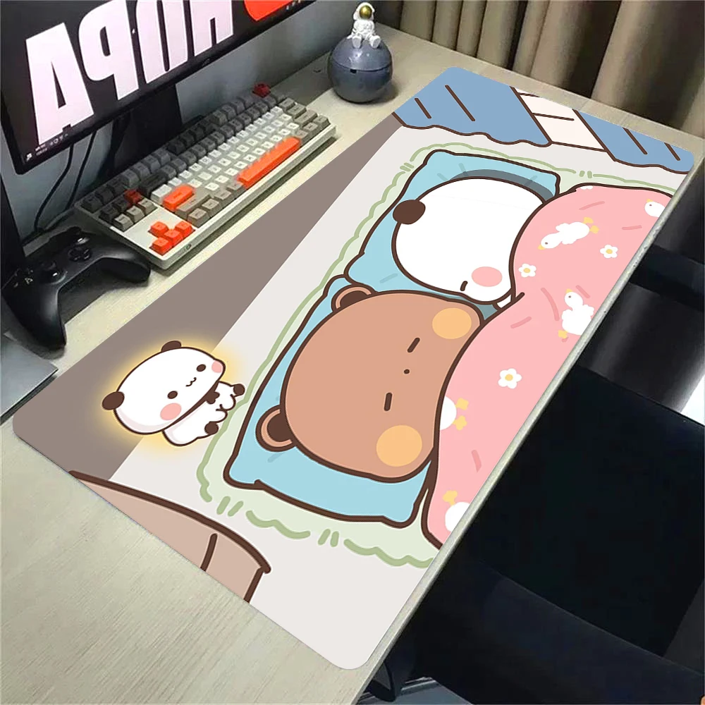 Grande Gamer Mousepad para Computador, Mouse Pad, Tapete de Mesa, Acessórios para Jogos PC, Mousepad para PC, Bubu Dudu, XXL