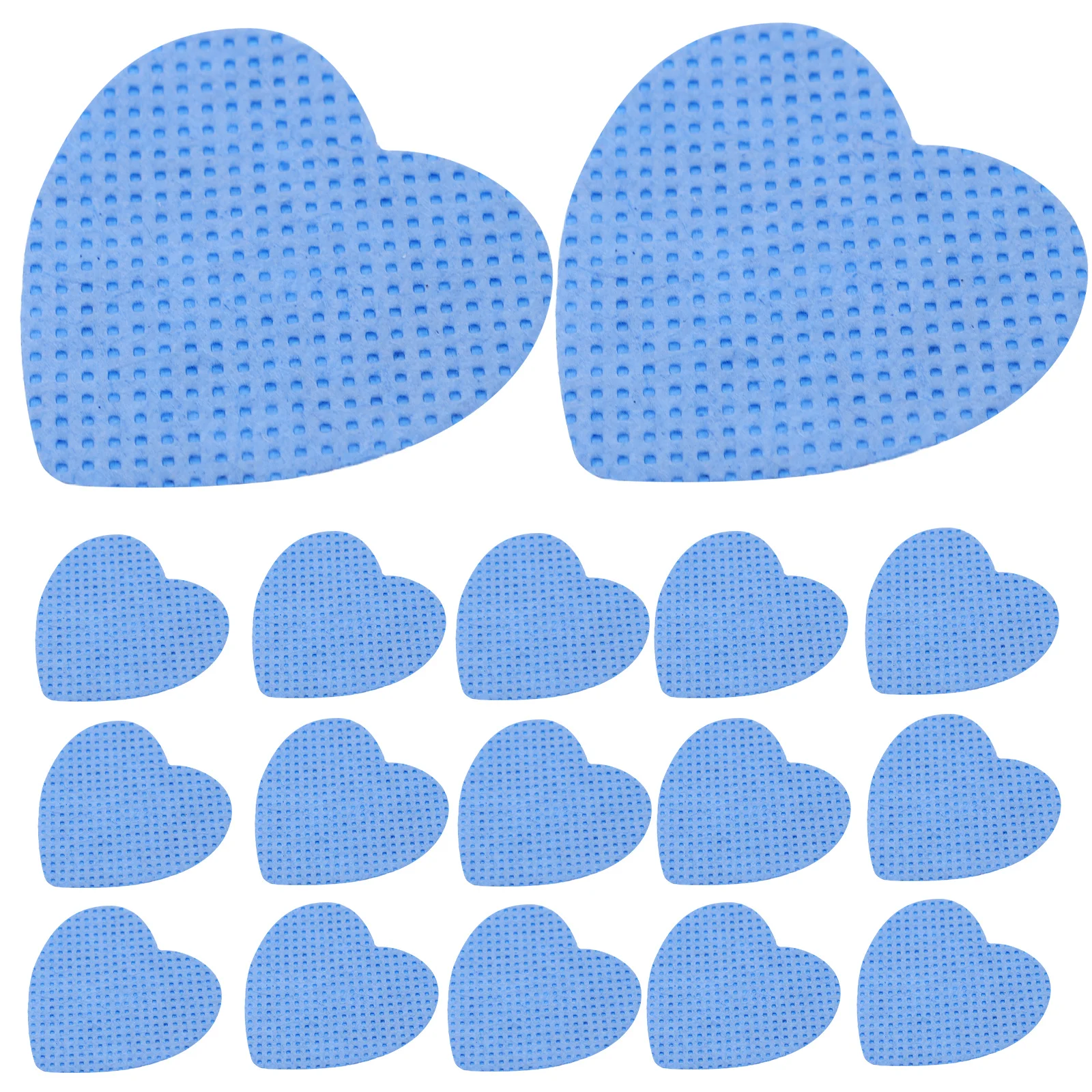 200pcs Nail Polish Remover Pads Heart Shape Lint Free Disposable Wipes For Gel Dip Powder Soak Off Manicure Tools Travel Salon