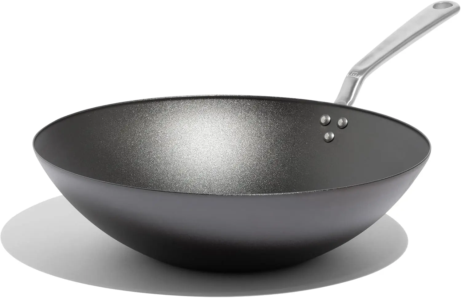 

13" Carbon Steel Wok - Induction Compatible, High Heat Safe, Non-Stick Alternative - Professional Cookware