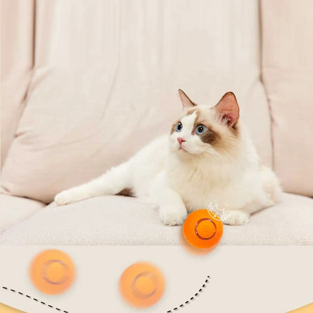 

Smart Interactive Cat Toy Automatic Moving Bounce Rolling Ball Things for Cats Pet Products Goods Toys Dog Supplies Novelty Home