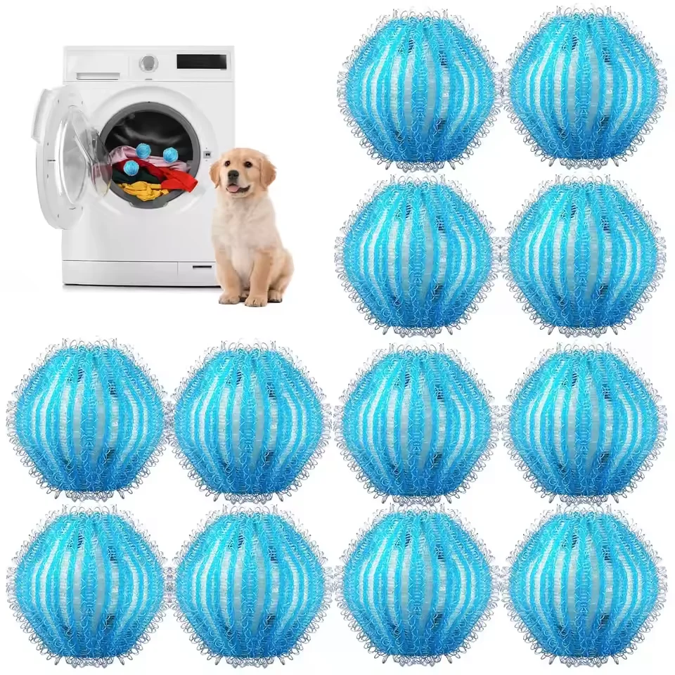 12-36pcs Pet Hair Removal Washing Machine Balls,Reusable Lint Catcher Laundry Ball Keeps Clothes & Bedding Fur-Free Hair Filter