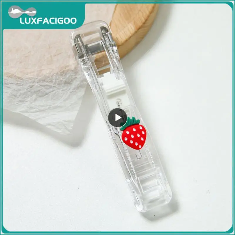 Бесшовный степлер, высококлассный прочный многоразовый степлер из АБС-пластика, степлер для связывания