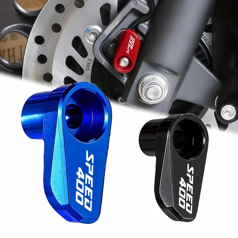 

Accessories Front Rear Wheel ABS Sensor Protection Guard Cover 2026 For Triumph Speed 400 Scrambler 400X 400 X Motorcycle