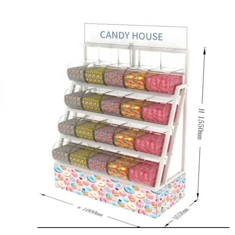 custom.Candy Shop Acrylic Bins Acrylic Box Candy Rack Display