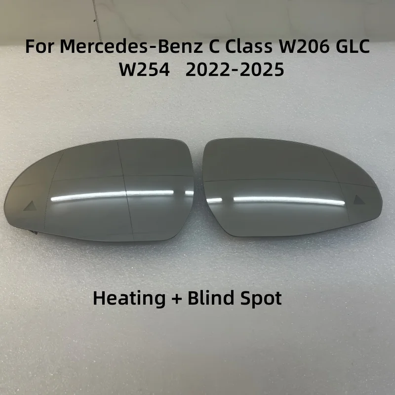 

Car Dimming Heated Blind Spot Warning Rear For Mercedes-Benz C Class W206 2022-2025 GLC W254 Mirror White Glass New High quality