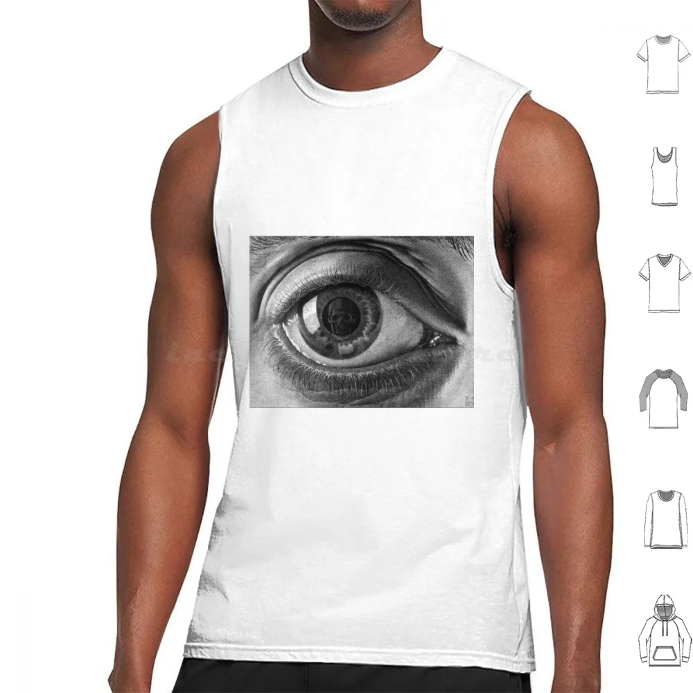 Eye By Cornelis Escher Tank Tops Vest Sleeveless Escher Cornelis Escher Artist Artists Lithograph Illusion Relativity M C