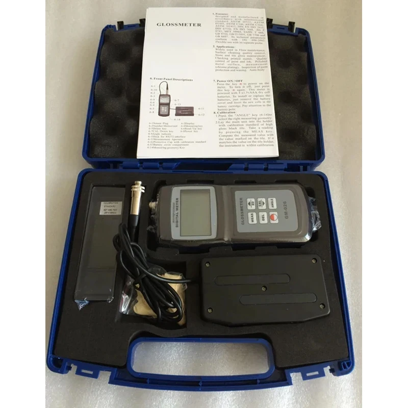 Lantek 60-градусный блескомер для очистки поверхности GM-06 GM-026