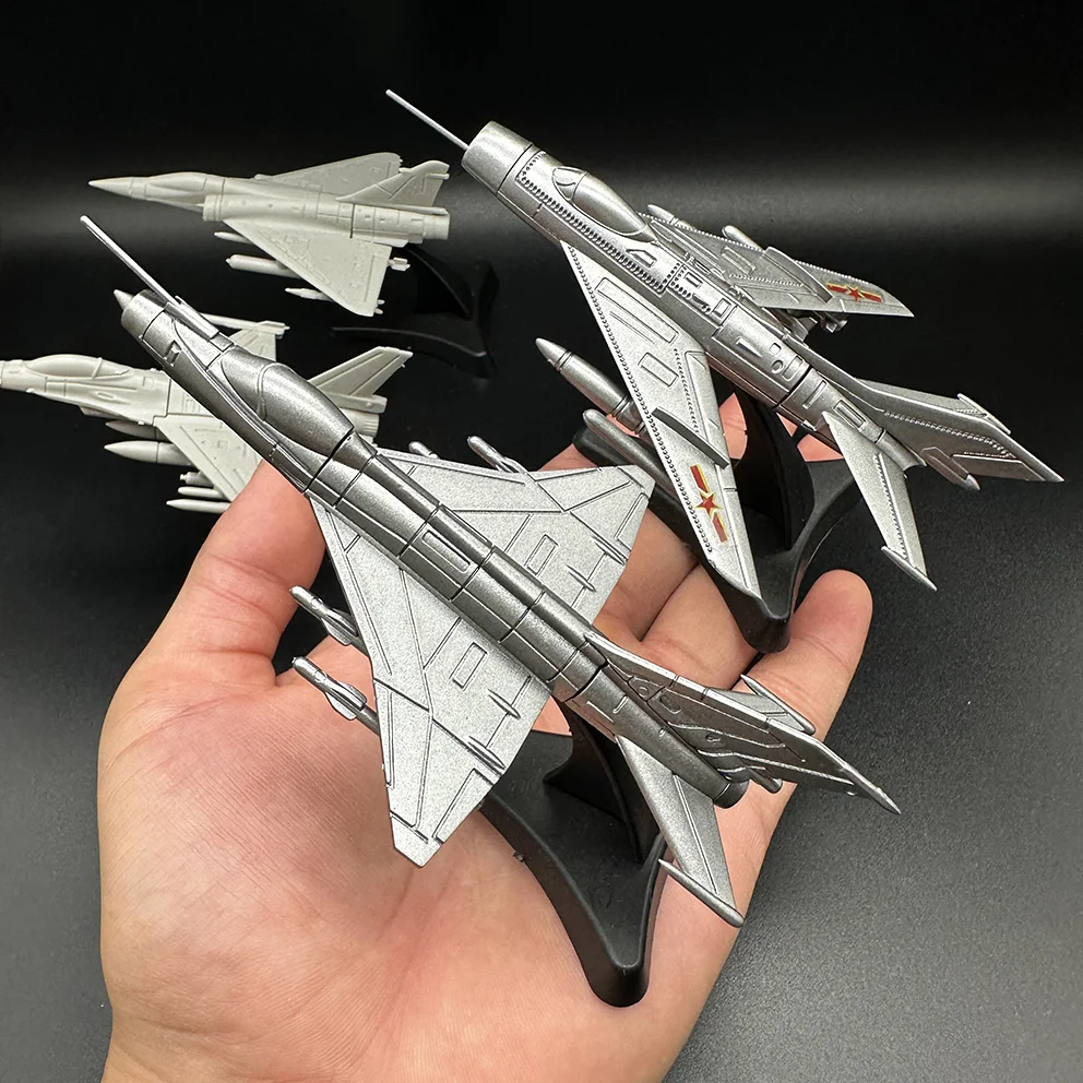 4D Assembled Fighter Model F16 Jet J-6 Simulation Model Phantom Combat Aircraft 1/144 Toy