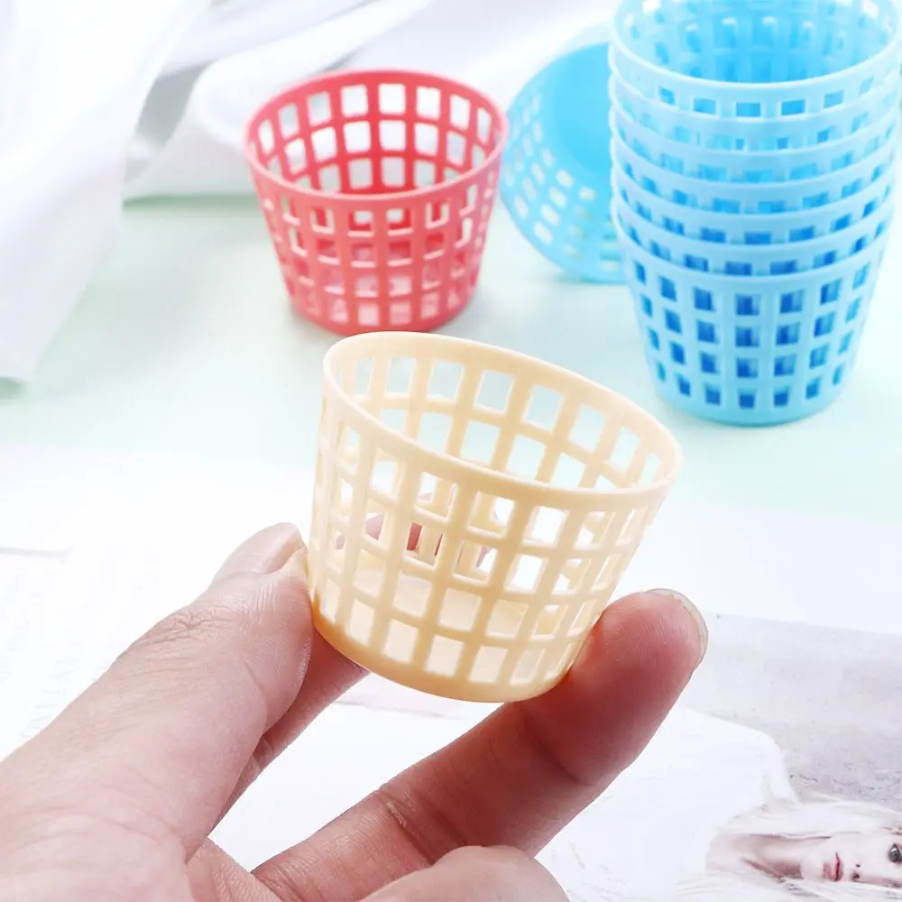 3 Pcs Mini Cute Dollhouse Vegetable Food Storage Basket For Dolls Miniature Decoration Accessories Kids Play Toys Gift